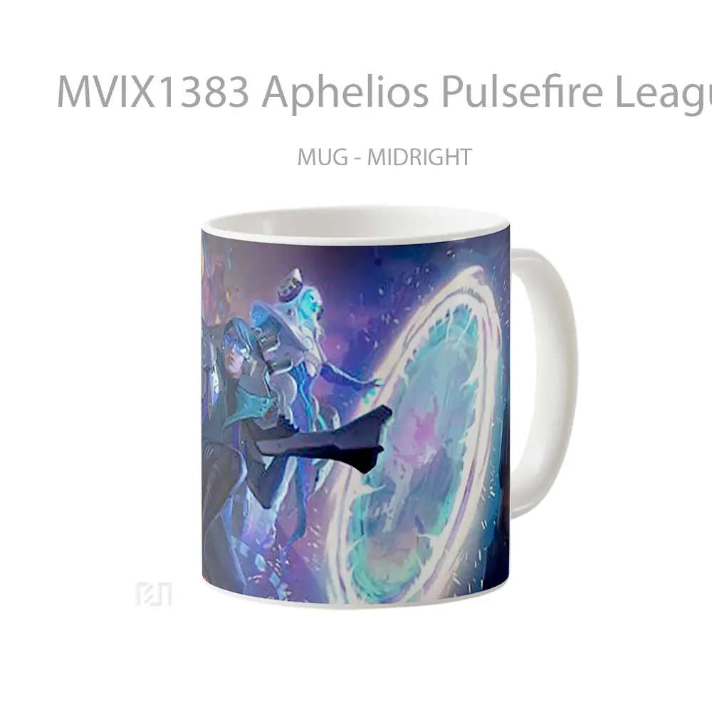Mug Aphelios Pulsefire League Of Legends Cangkir Gamer - All-side / Desain