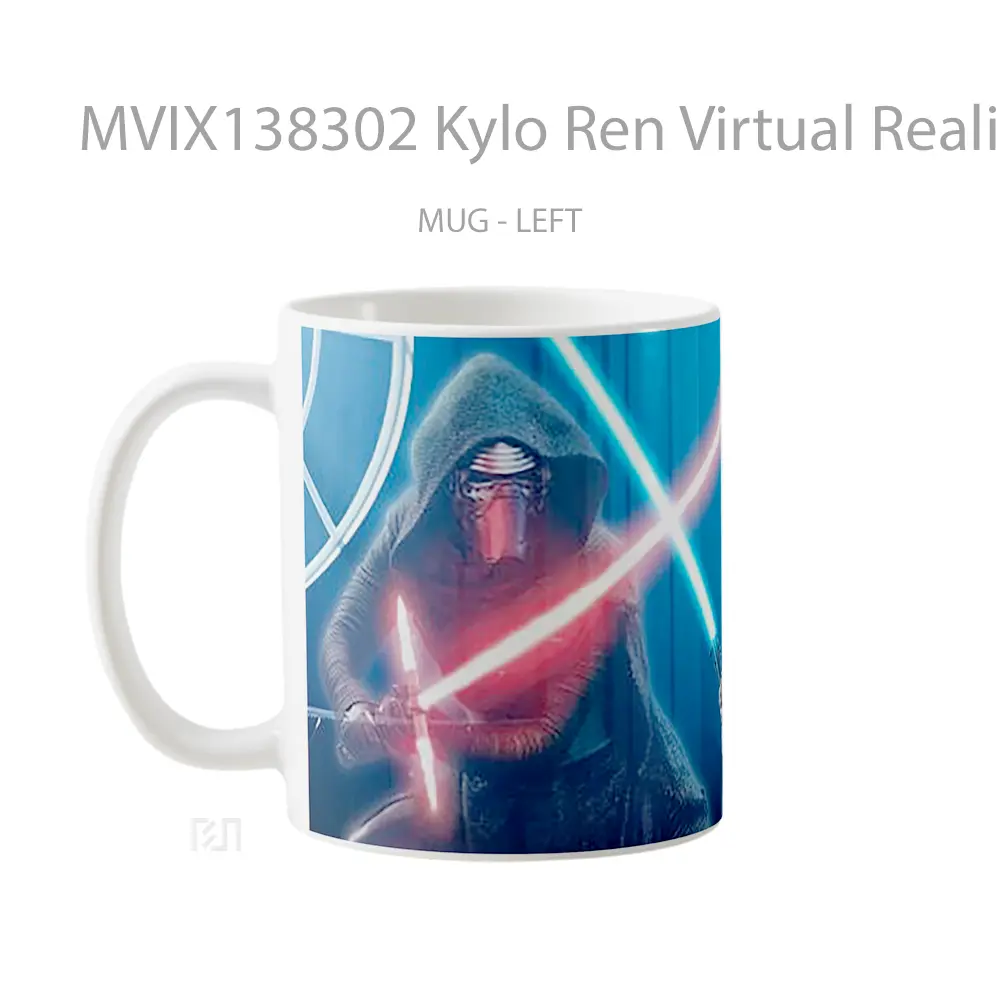 Mug Kylo Ren Virtual Reality Gelas Keramik Unik - All-side / Desain
