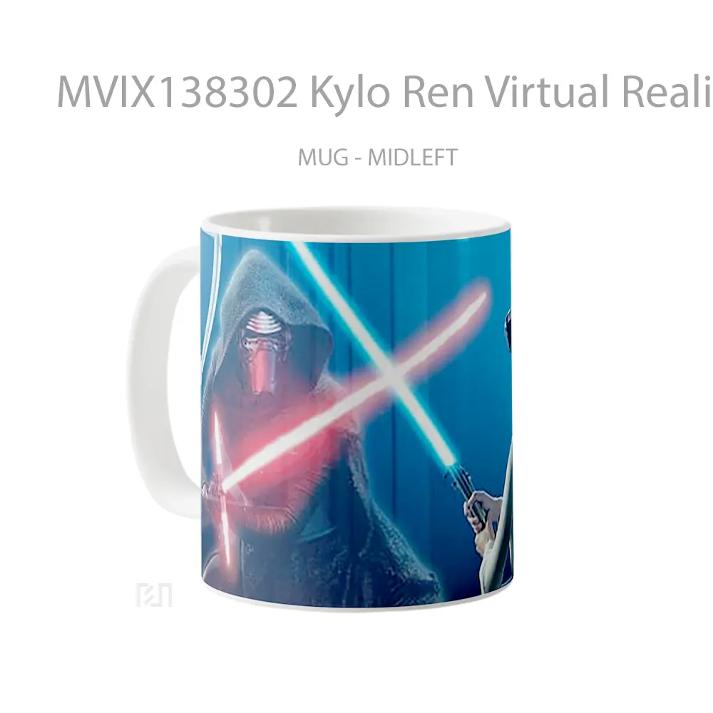 Mug Kylo Ren Virtual Reality Gelas Keramik Unik - All-side / Desain
