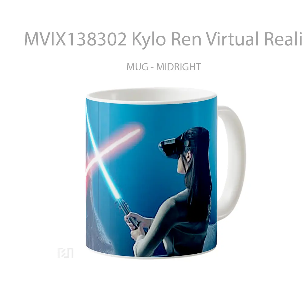 Mug Kylo Ren Virtual Reality Gelas Keramik Unik - All-side / Desain