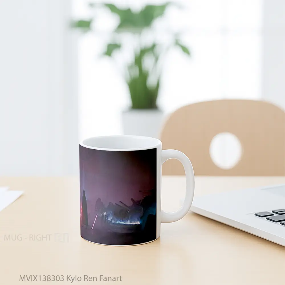 Mug Kylo Ren Fanart Gelas Keramik Unik - All-side / Desain