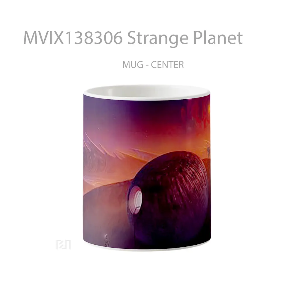 Mug Strange Planet Gelas Astronomi