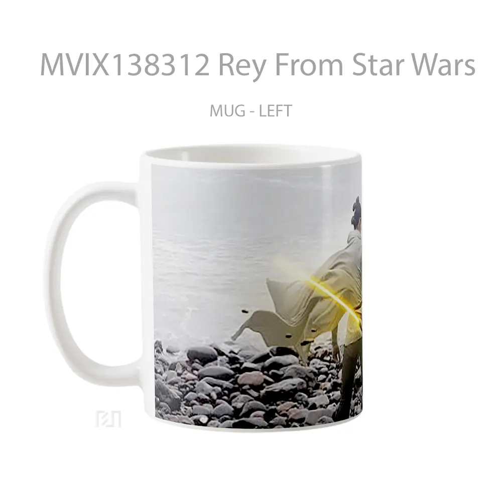 Mug Rey From Star Wars Gelas Star Wars - All-side / Desain