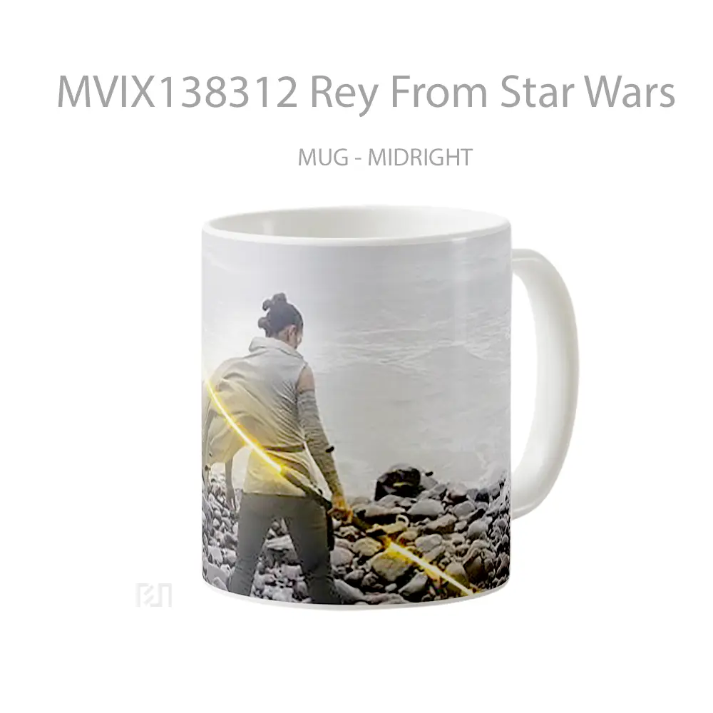 Mug Rey From Star Wars Gelas Star Wars - All-side / Desain