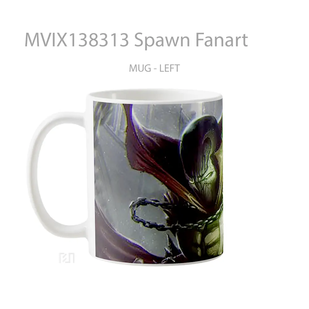 Mug Spawn Fanart Gelas Keramik Unik - All-side / Desain