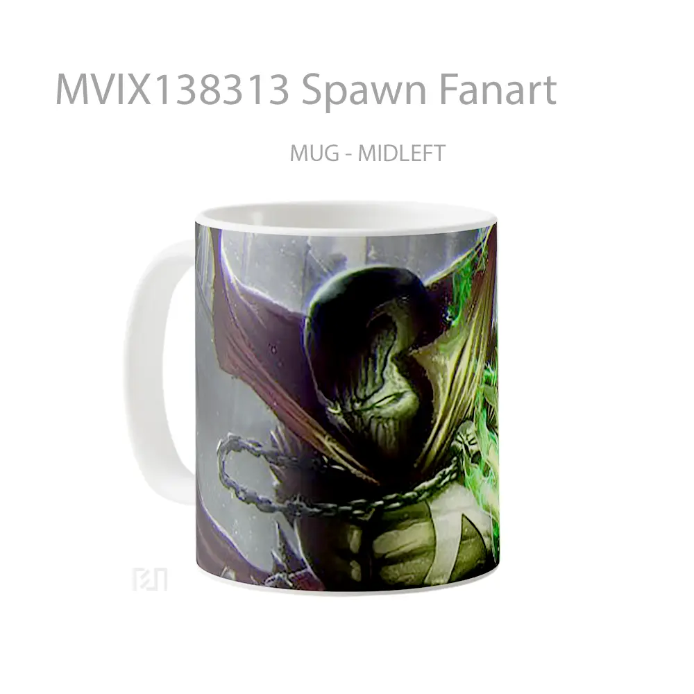 Mug Spawn Fanart Gelas Keramik Unik - All-side / Desain