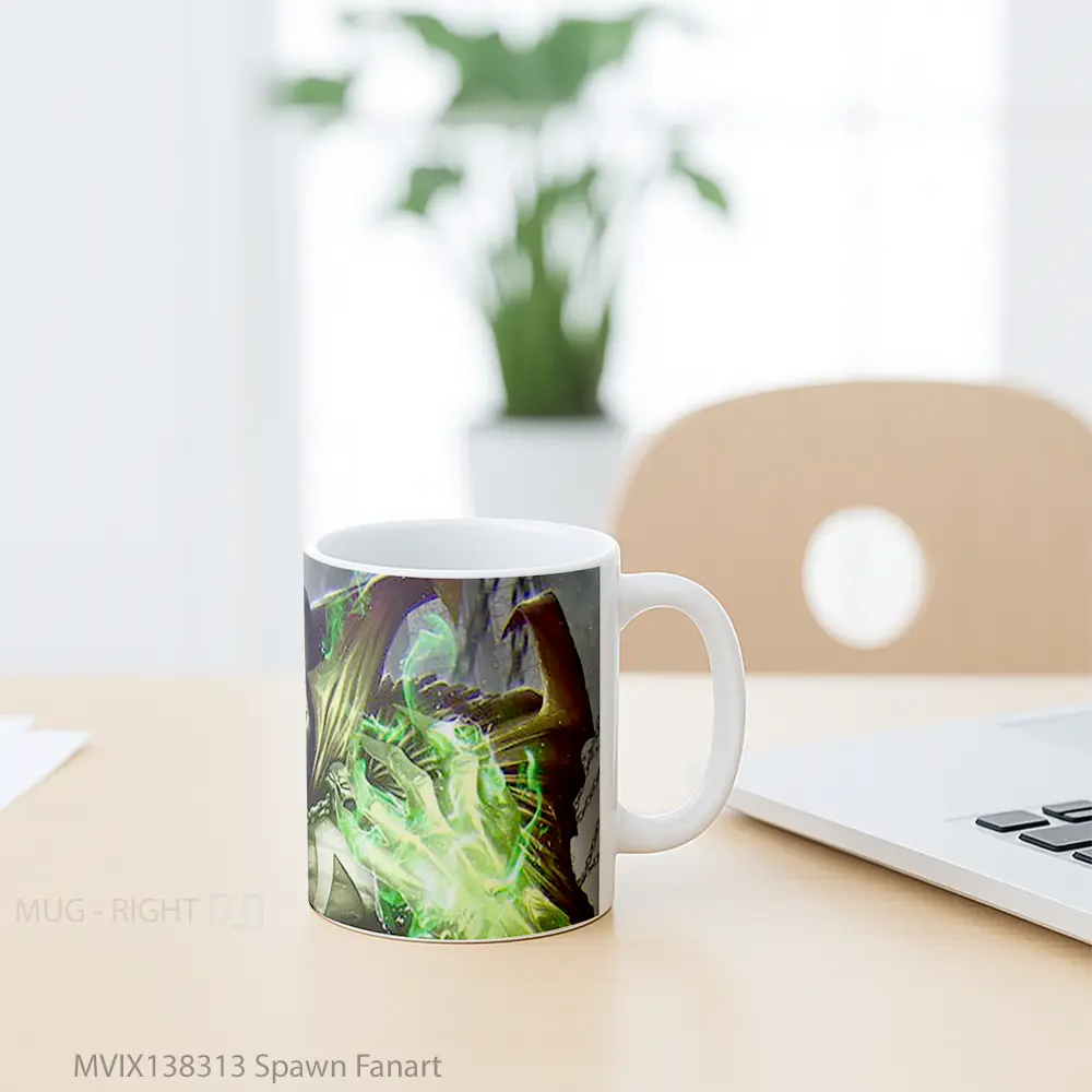 Mug Spawn Fanart Gelas Keramik Unik - All-side / Desain