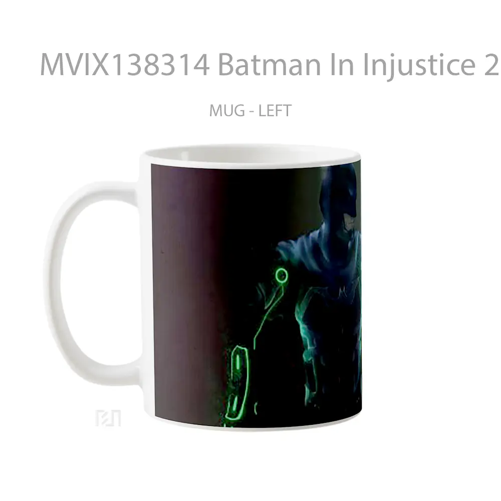 Mug Batman In Injustice 2 Gelas Superhero - All-side / Desain