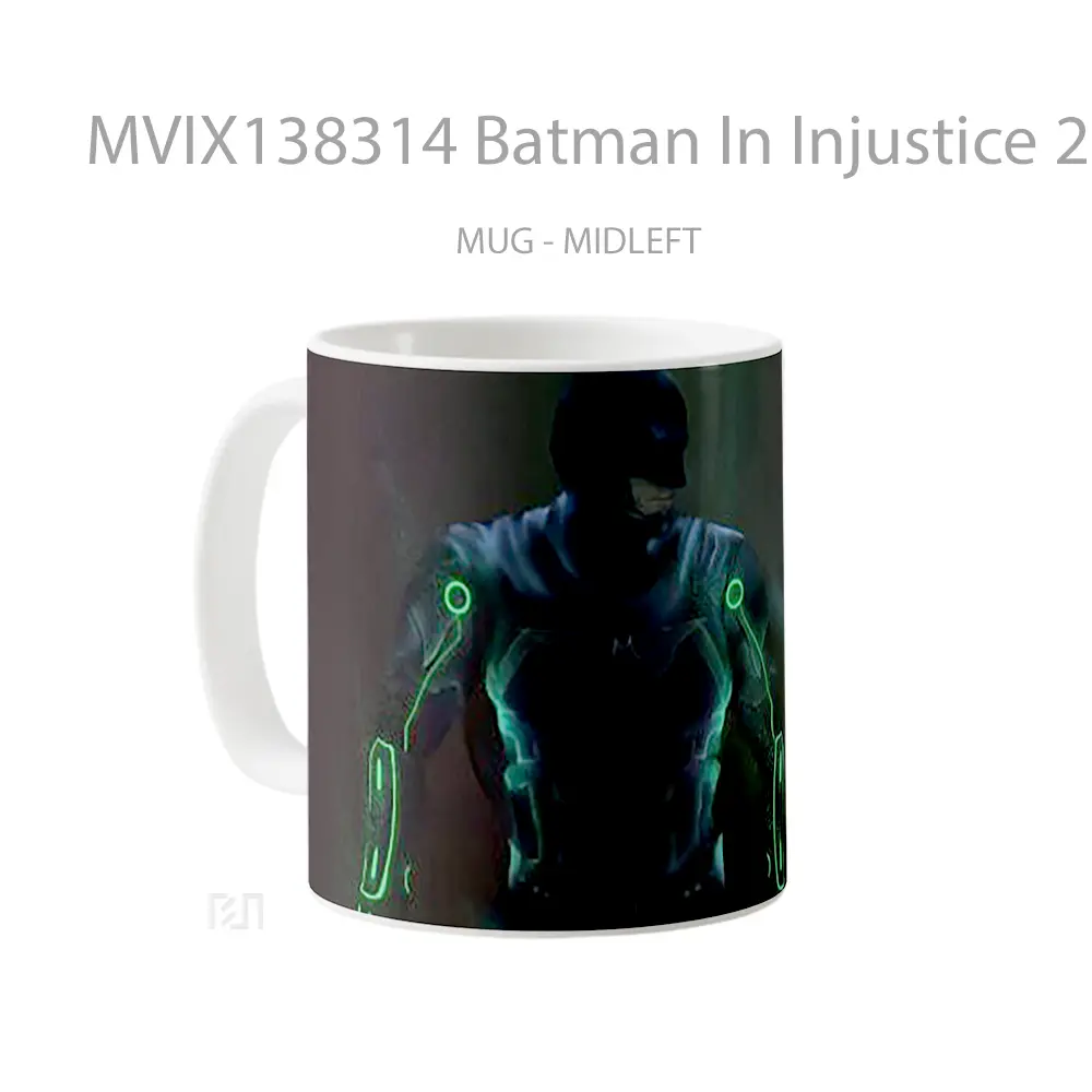 Mug Batman In Injustice 2 Gelas Superhero - All-side / Desain