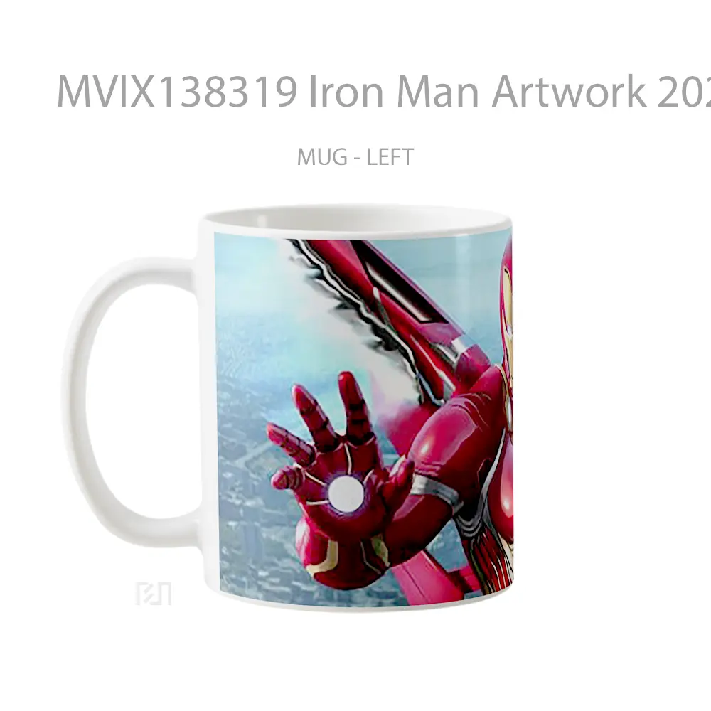 Mug Iron Man Artwork 2020 Gelas Superhero - All-side / Desain