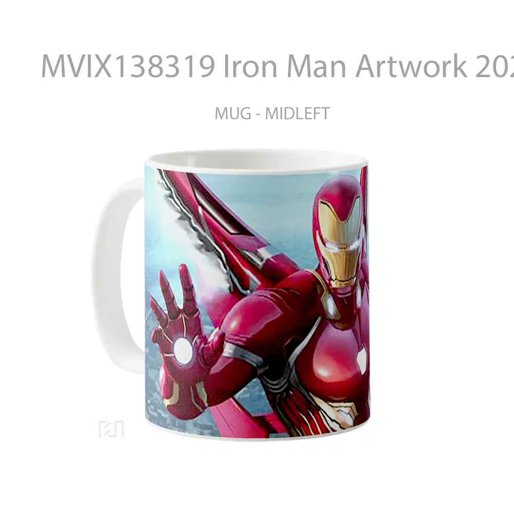Mug Iron Man Artwork 2020 Gelas Superhero - All-side / Desain