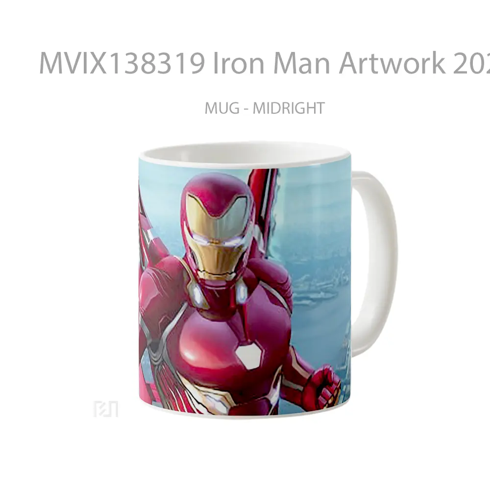 Mug Iron Man Artwork 2020 Gelas Superhero - All-side / Desain