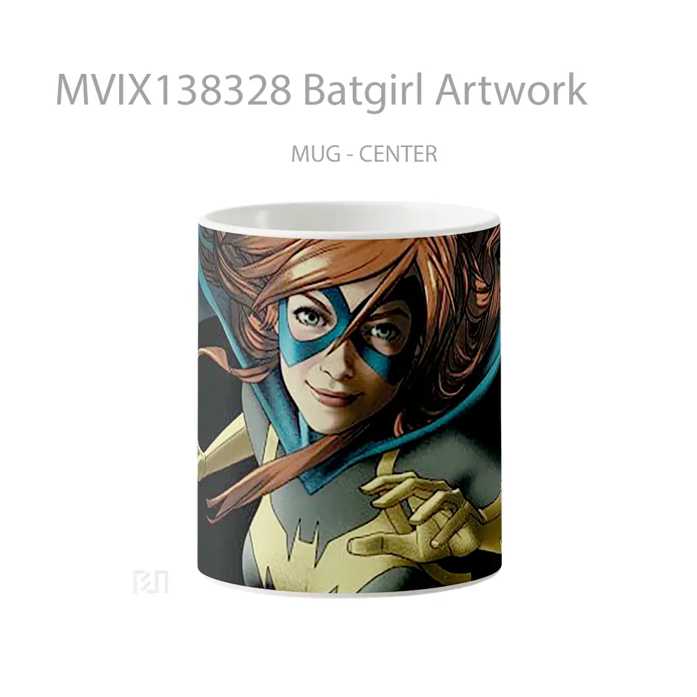 Mug Batgirl Artwork Gelas Superhero