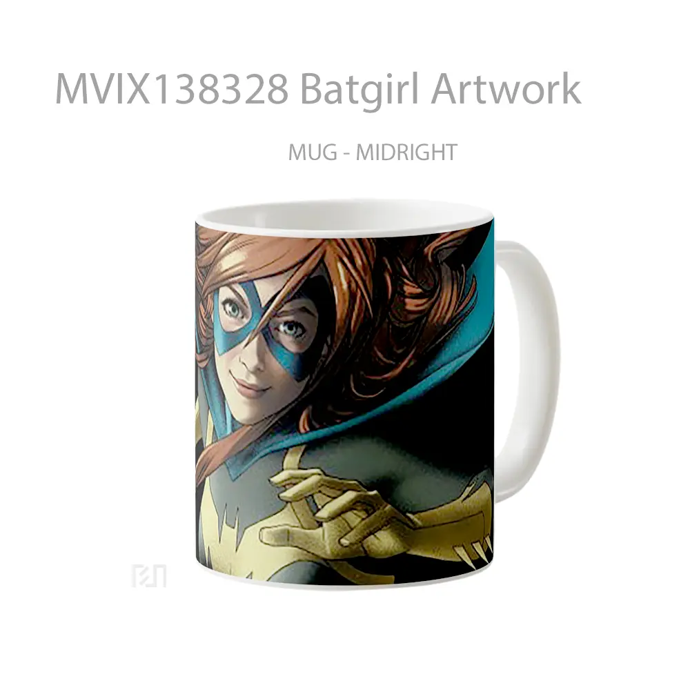 Mug Batgirl Artwork Gelas Superhero - All-side / Desain