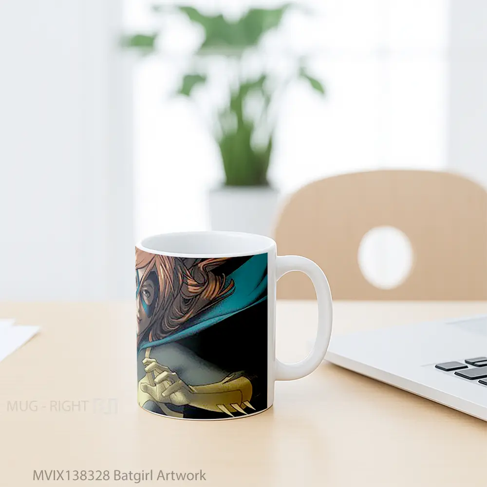 Mug Batgirl Artwork Gelas Superhero - All-side / Desain