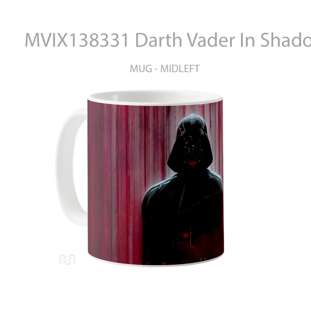 Mug Darth Vader In Shadows Gelas Star Wars - All-side / Desain