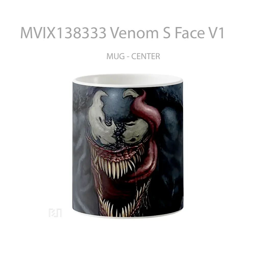 Mug Venom S Face V1 Gelas Superhero