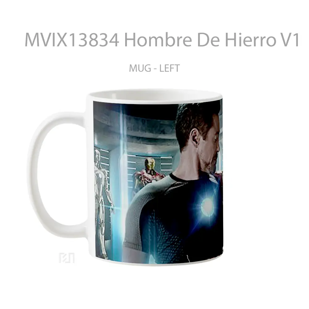 Mug Hombre De Hierro V1 Gelas Keramik Unik - All-side / Desain