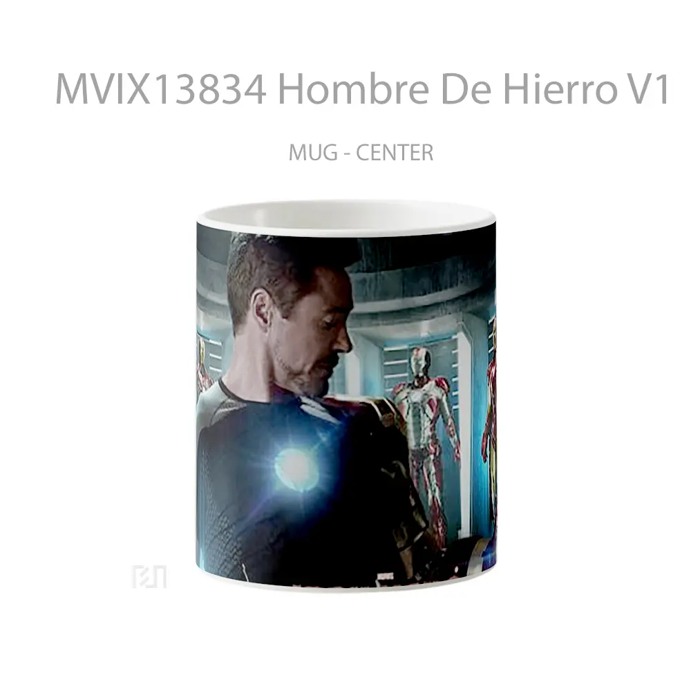 Mug Hombre De Hierro V1 Gelas Keramik Unik