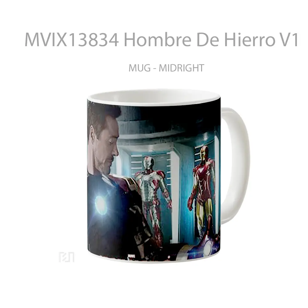 Mug Hombre De Hierro V1 Gelas Keramik Unik - All-side / Desain