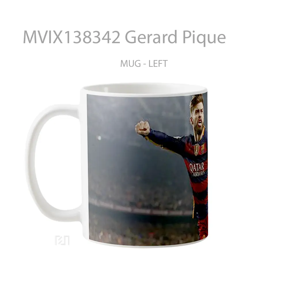Mug Gerard Pique Gelas Keramik Unik - All-side / Desain