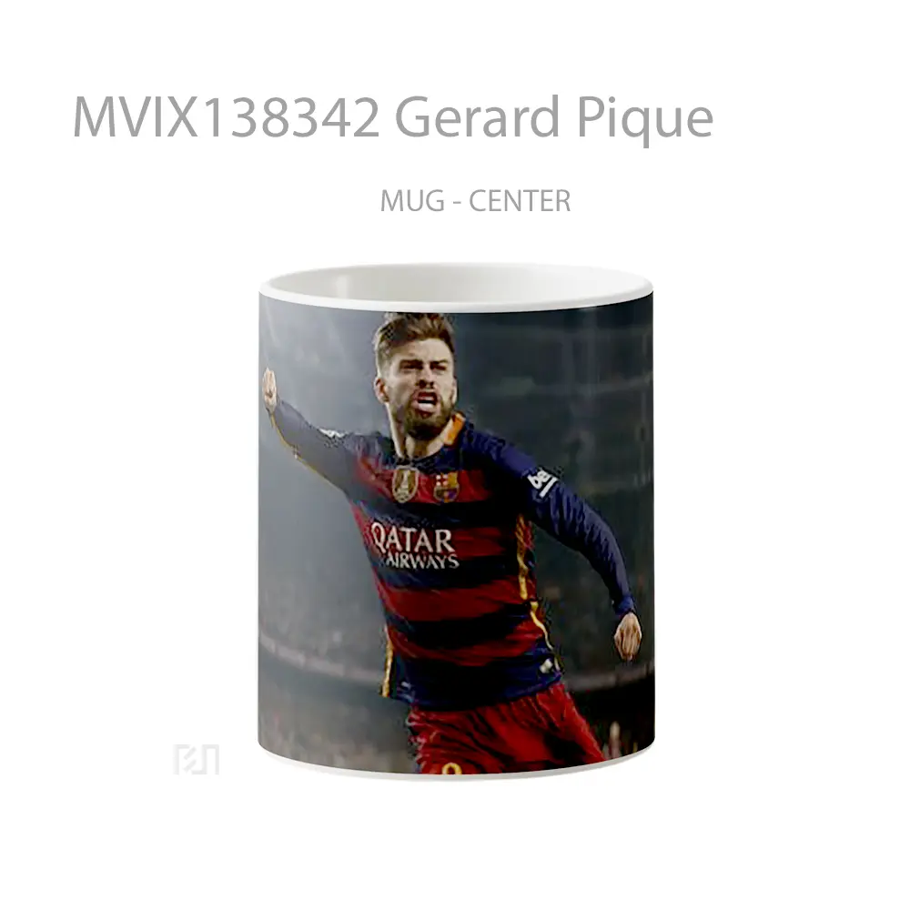 Mug Keramik Premium SNI - Mug Gerard Pique Gelas Keramik Unik