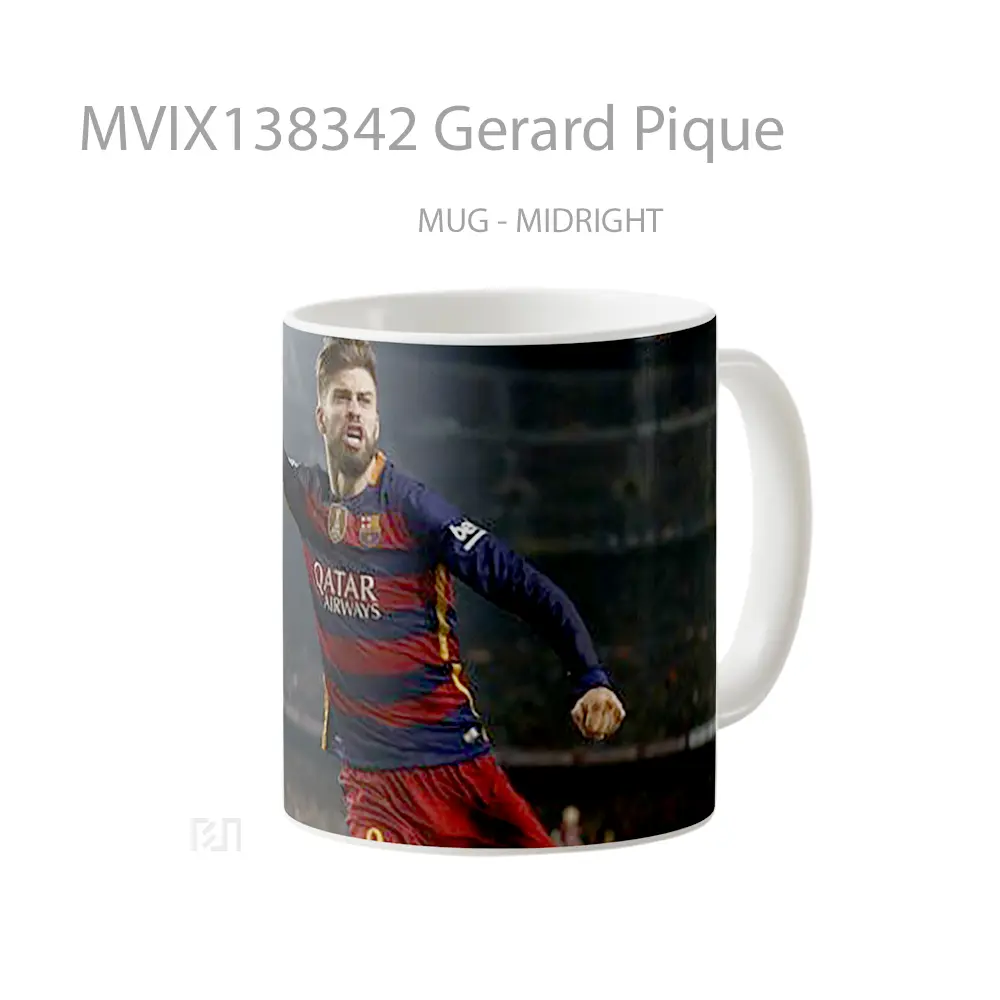 Mug Gerard Pique Gelas Keramik Unik - All-side / Desain