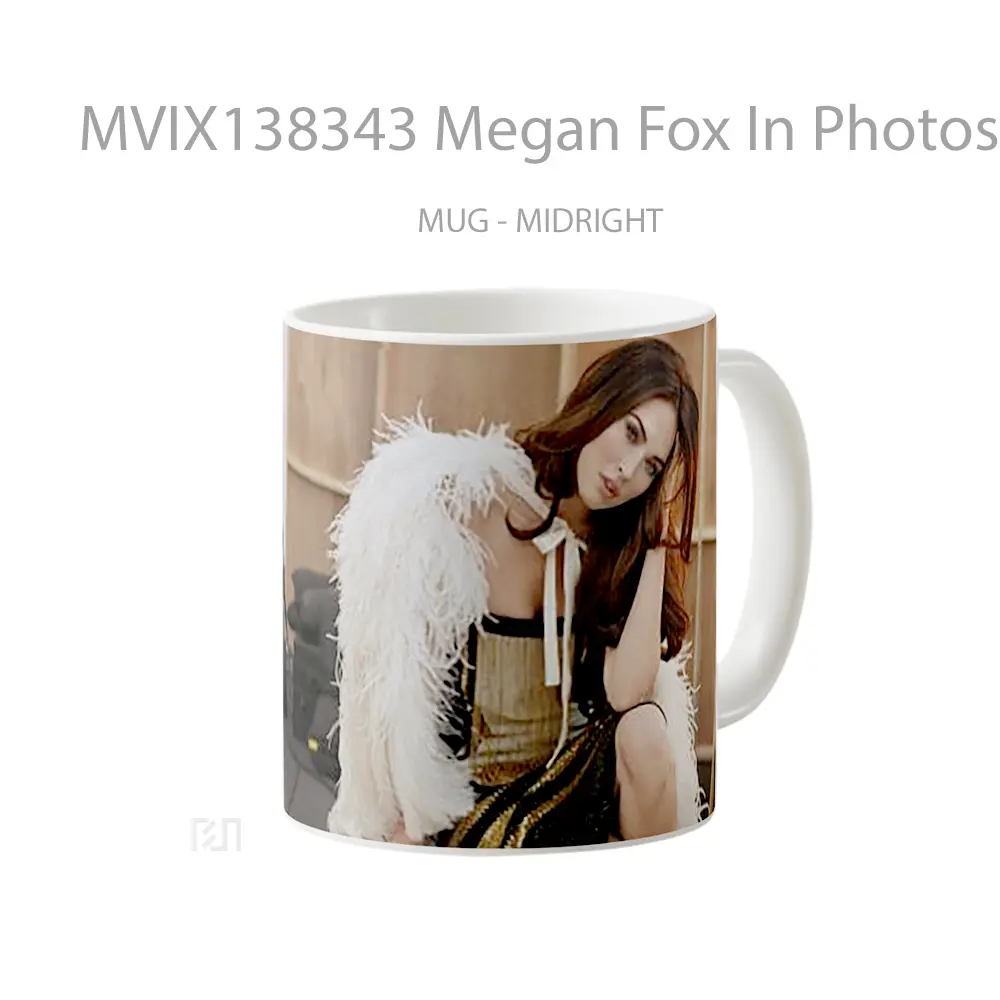 Mug Megan Fox In Photoshoot Gelas Selebriti - All-side / Desain