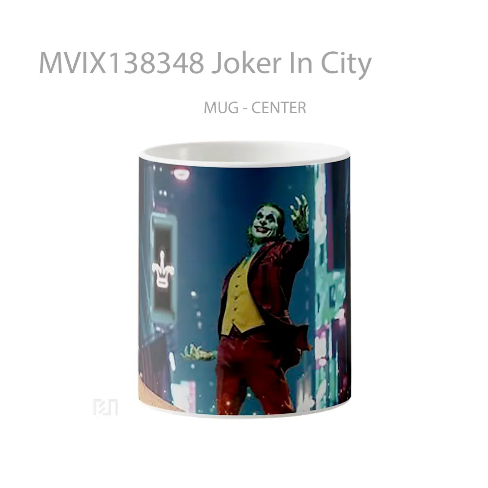 Mug Joker In City Gelas Superhero