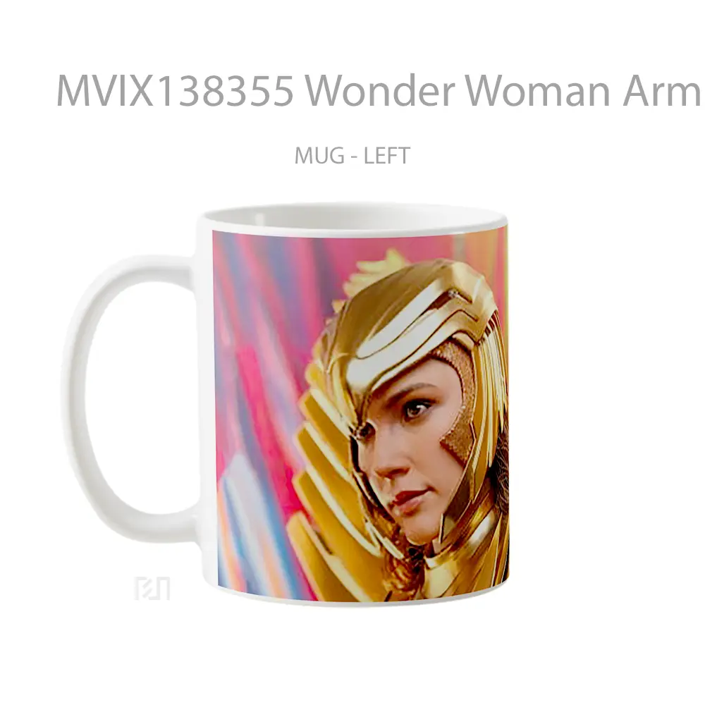 Mug Wonder Woman Armor 1984 Gelas Superhero - All-side / Desain