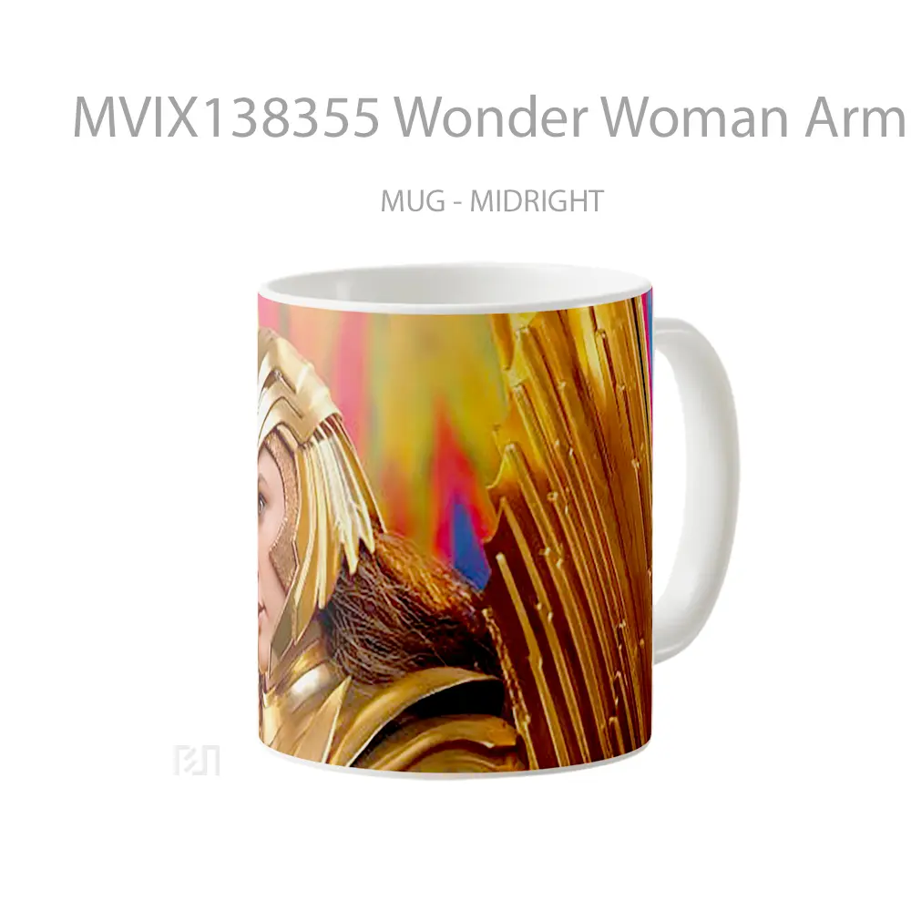 Mug Wonder Woman Armor 1984 Gelas Superhero - All-side / Desain