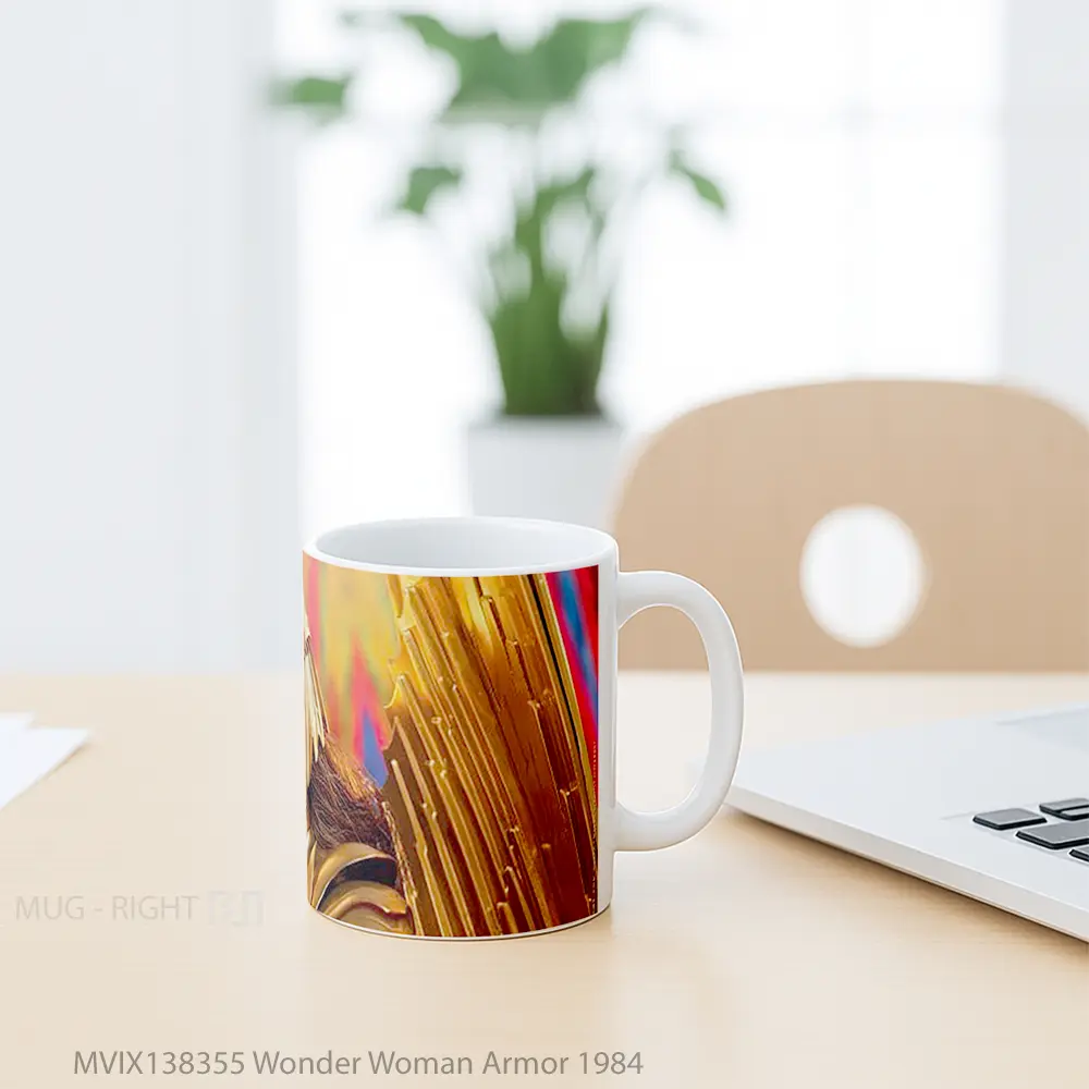 Mug Wonder Woman Armor 1984 Gelas Superhero - All-side / Desain