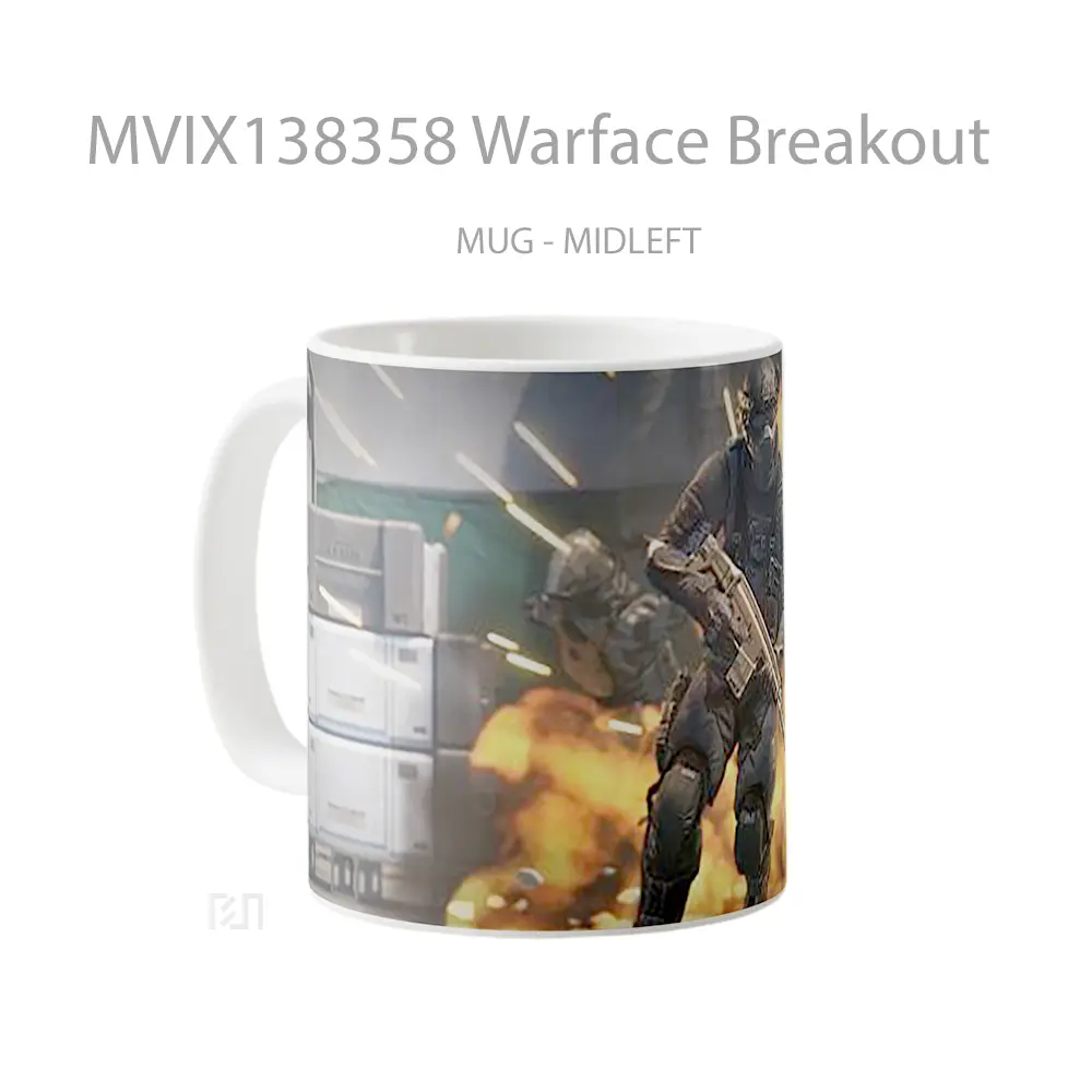 Mug Warface Breakout Gelas Keramik Unik - All-side / Desain