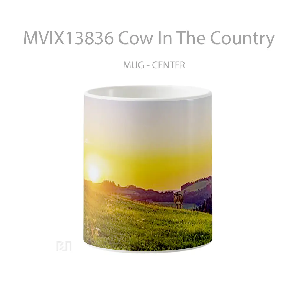 Mug Cow In The Country Gelas Hewan Lucu