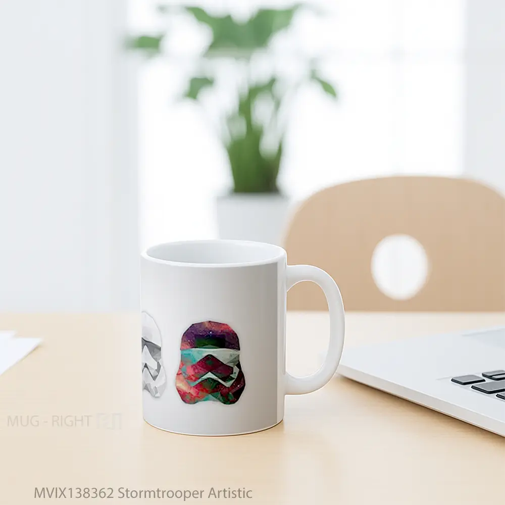 Mug Stormtrooper Artistic Gelas Star Wars - All-side / Desain