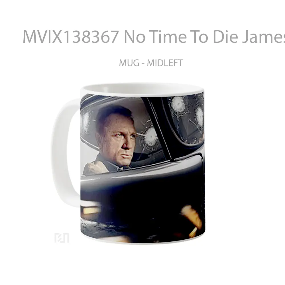 Mug No Time To Die James Bond Gelas Keramik Unik - All-side / Desain