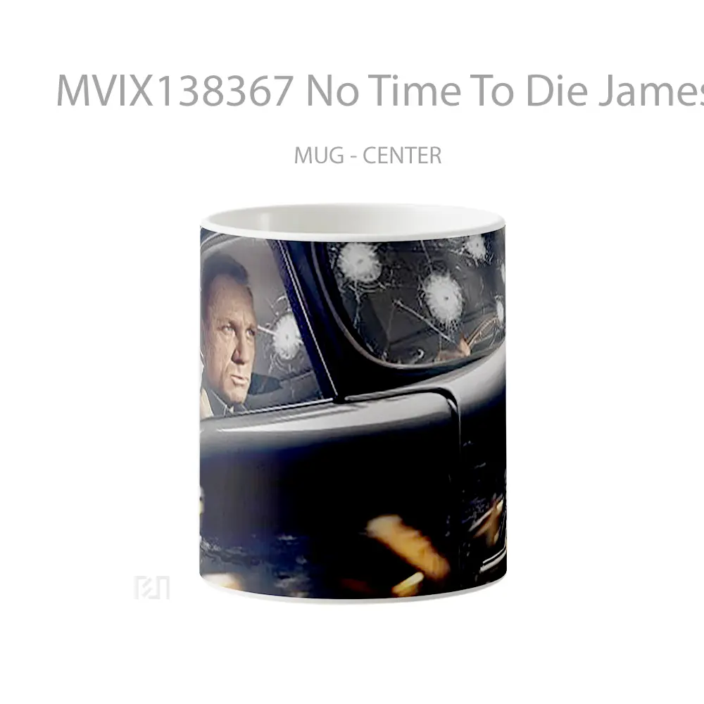 Mug No Time To Die James Bond Gelas Keramik Unik
