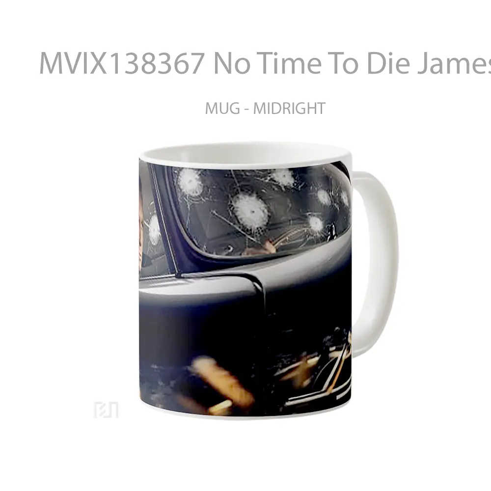 Mug No Time To Die James Bond Gelas Keramik Unik - All-side / Desain