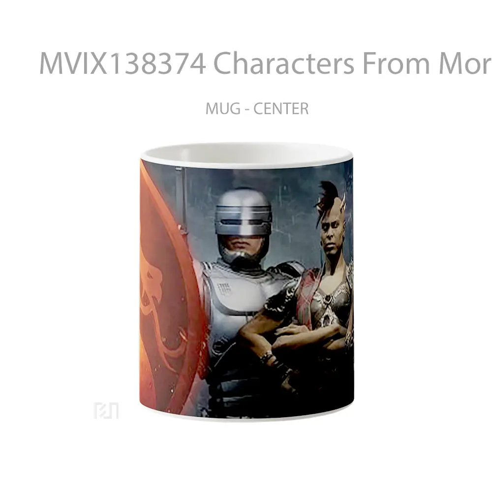 Mug Characters From Mortal Kombat Gelas Keramik Unik