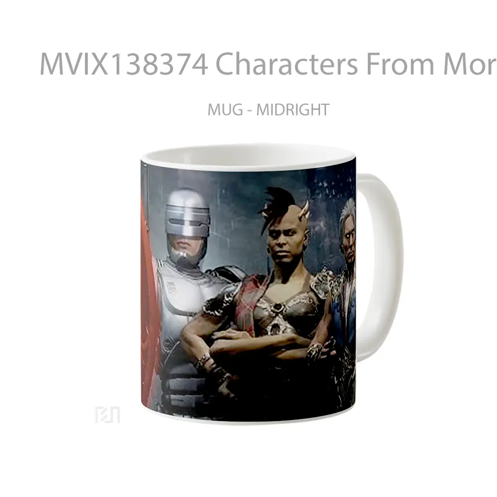 Mug Characters From Mortal Kombat Gelas Keramik Unik - All-side / Desain