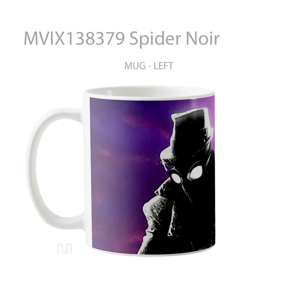 Mug Spider Noir Gelas Keramik Unik - All-side / Desain
