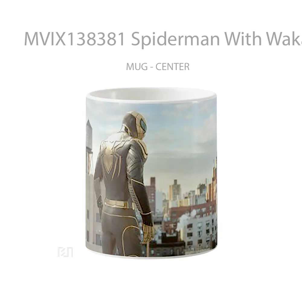 Mug Spiderman With Wakandan Armor Gelas Superhero