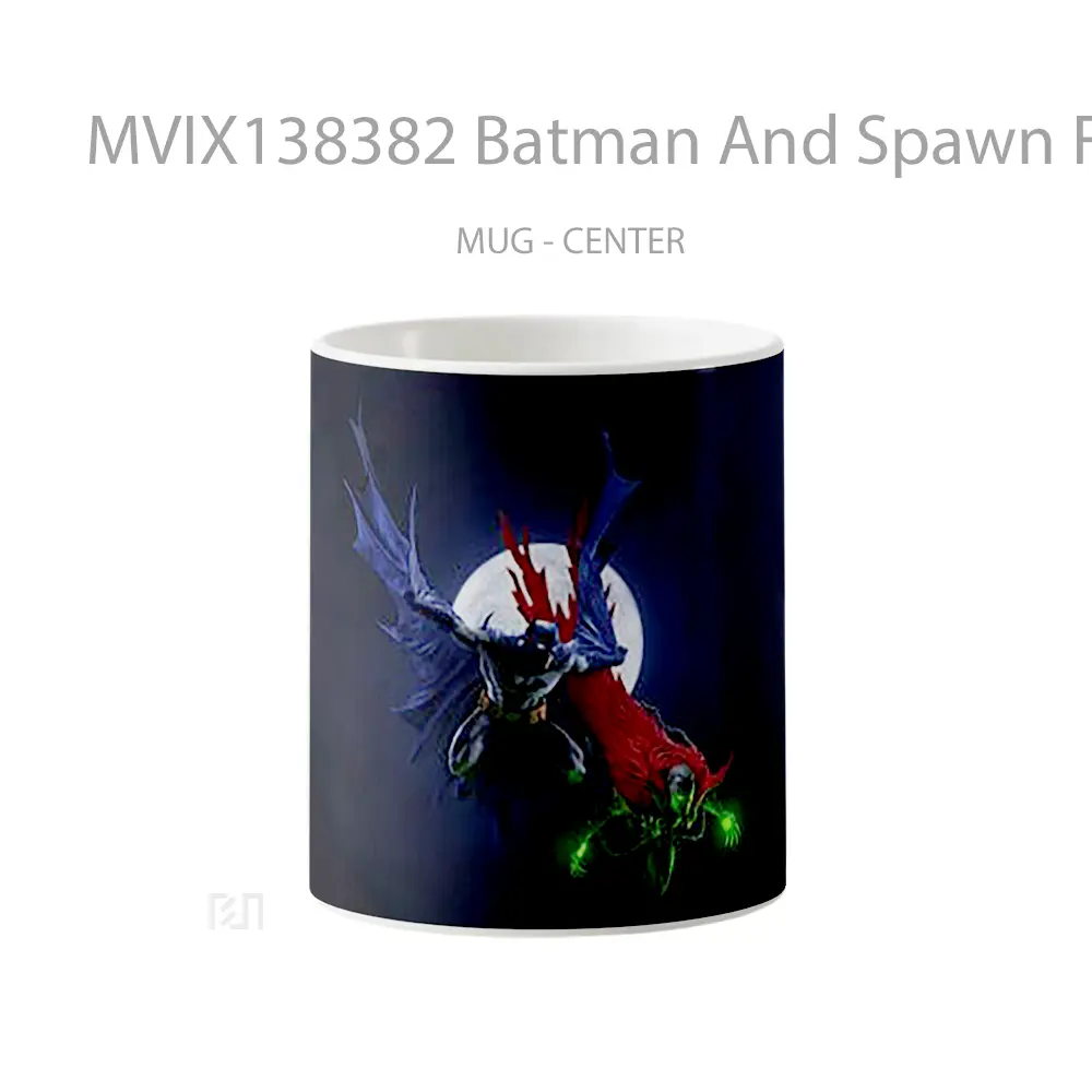 Mug Batman And Spawn Fanart Gelas Superhero
