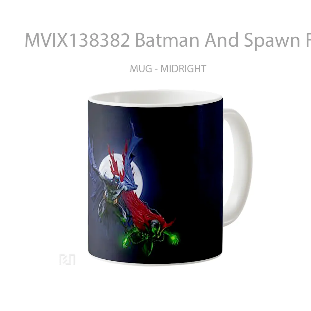 Mug Batman And Spawn Fanart Gelas Superhero - All-side / Desain