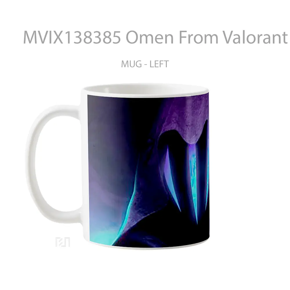 Mug Omen From Valorant Cangkir Gamer - All-side / Desain