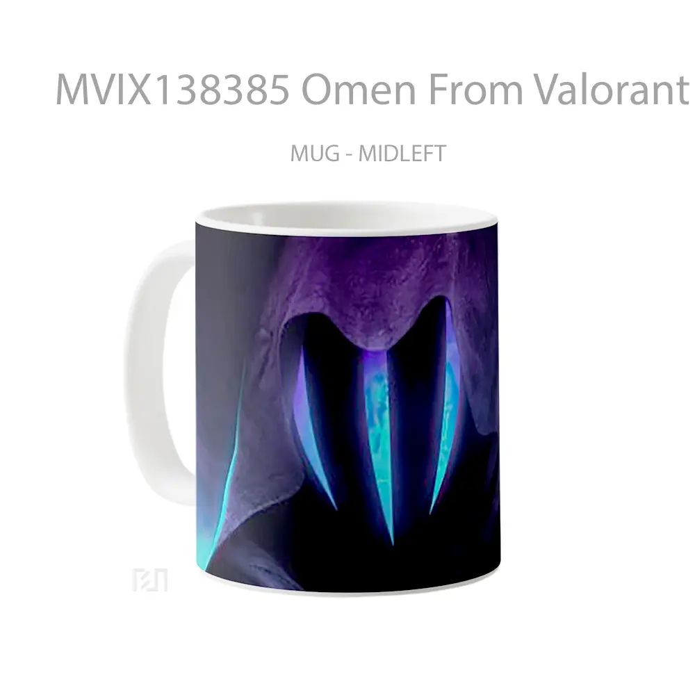 Mug Omen From Valorant Cangkir Gamer - All-side / Desain