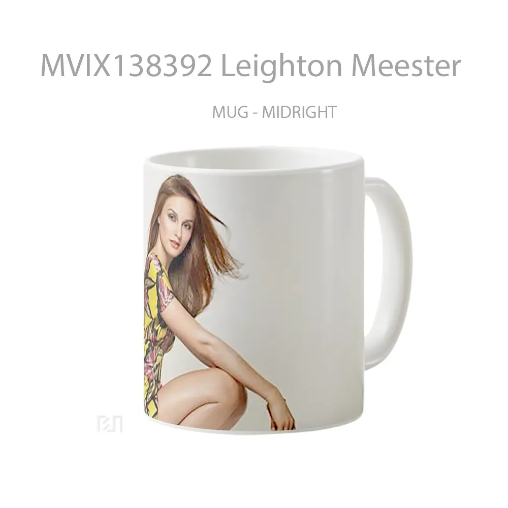 Mug Leighton Meester Gelas Keramik Unik - All-side / Desain
