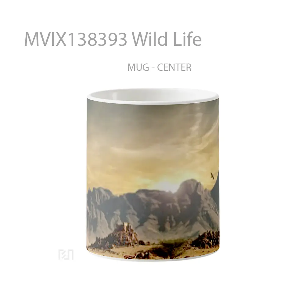 Mug Wild Life Gelas Keramik Unik