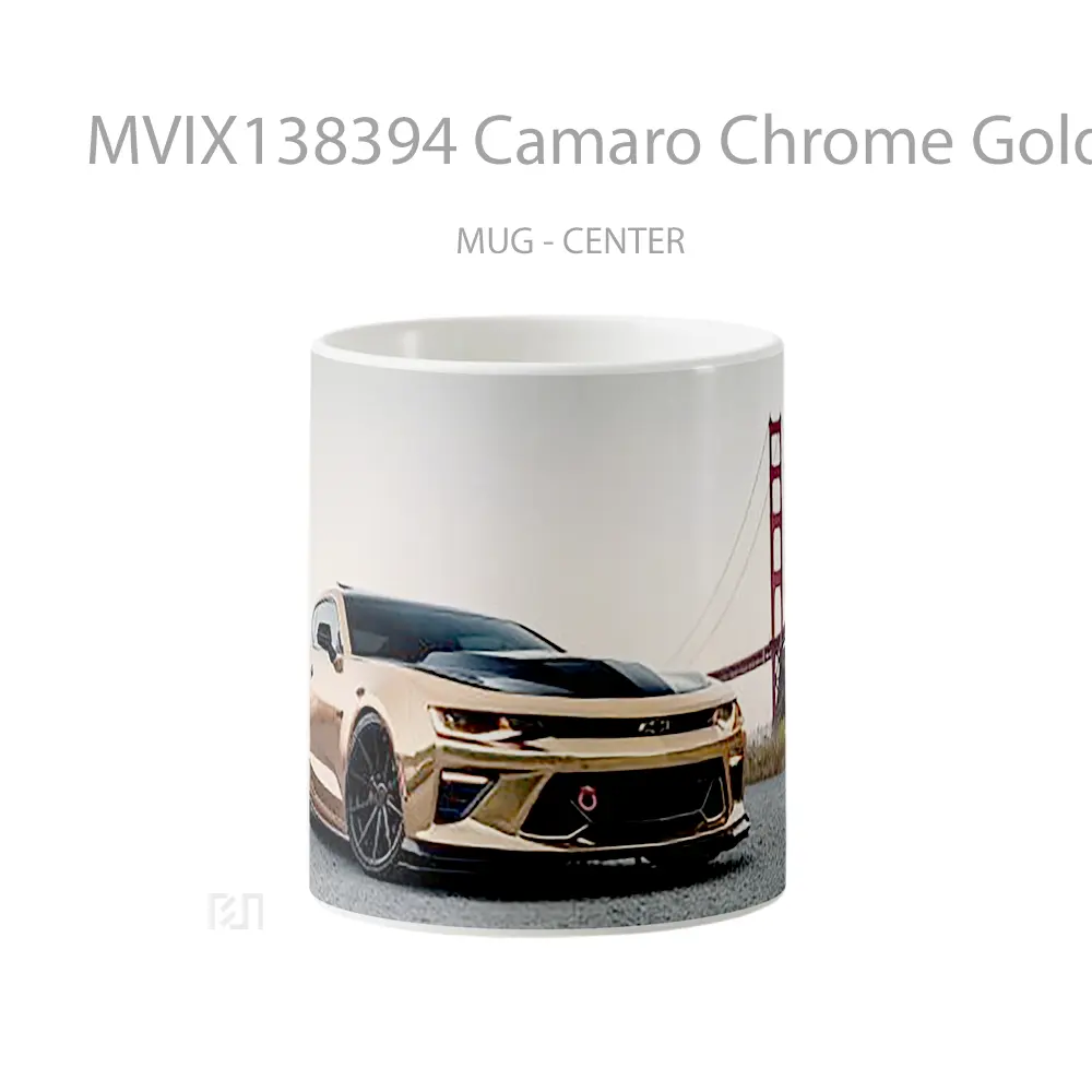 Mug Camaro Chrome Gold Cangkir Mobil