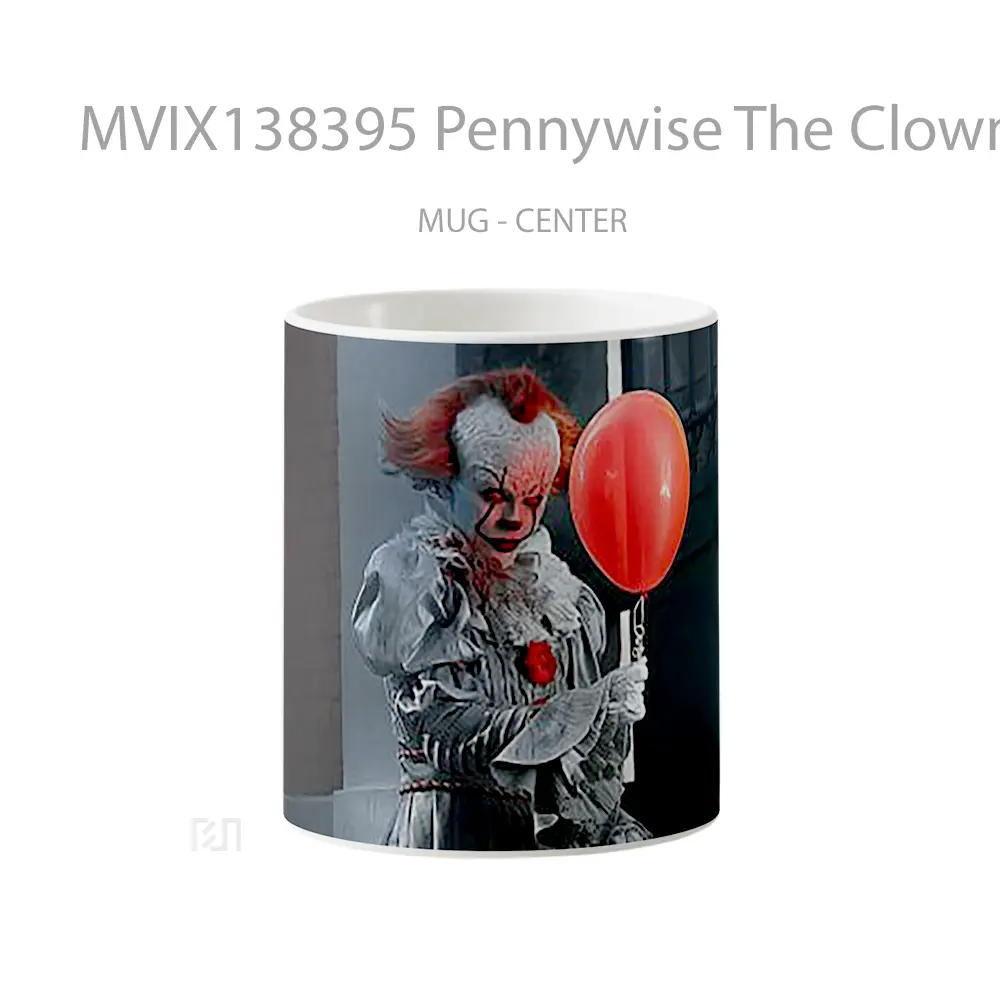 Mug Pennywise The Clown It Cosplay Gelas Keramik Unik